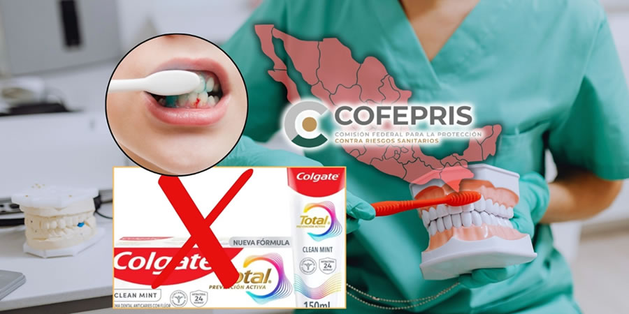 RETIRAN DEL MERCADO CREMA DENTAL COLGATE TOTAL PREVENCIÓN ACTIVA CLEAN MINT POR POSIBLES REACCIONES ADVERSAS RETIRAN DEL MERCADO CREMA DENTAL COLGATE TOTAL PREVENCIÓN ACTIVA CLEAN MINT POR POSIBLES REACCIONES ADVERSAS